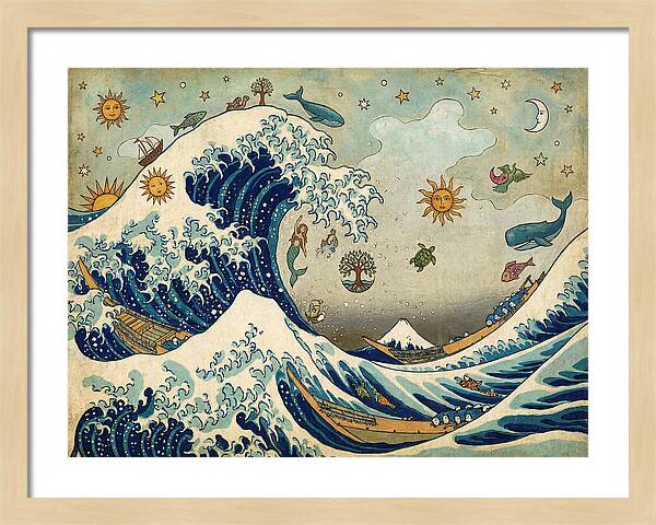 Ocean Waves And Celestial Wonders