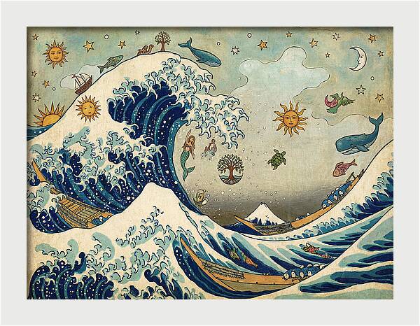 Ocean Waves And Celestial Wonders