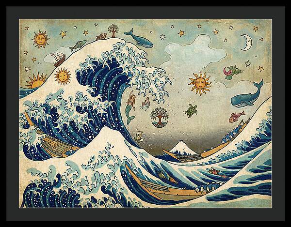 Ocean Waves And Celestial Wonders