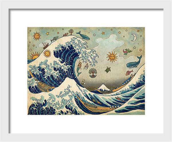 Ocean Waves And Celestial Wonders