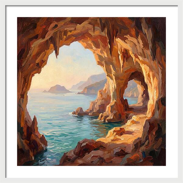 Oceanic Cave Tranquility