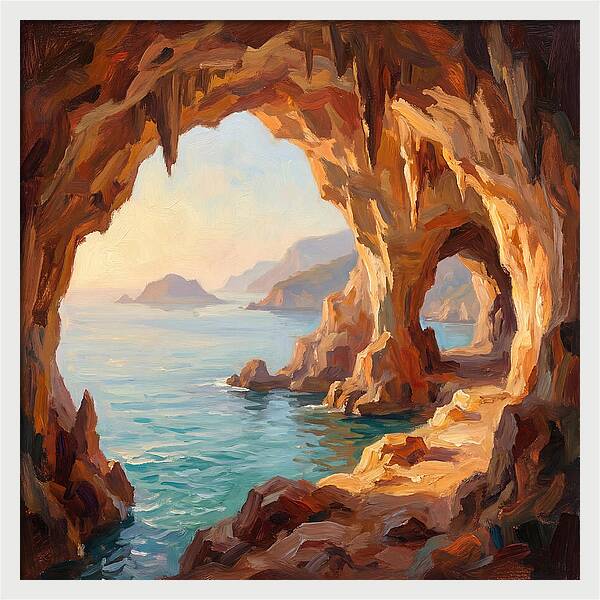 Oceanic Cave Tranquility