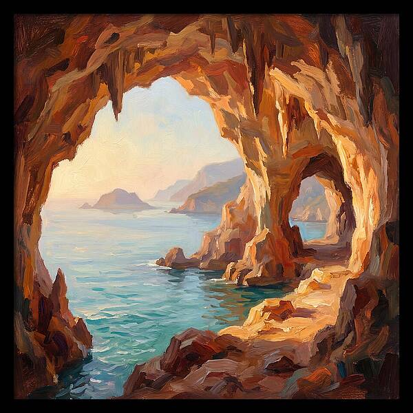 Oceanic Cave Tranquility