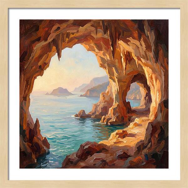 Oceanic Cave Tranquility