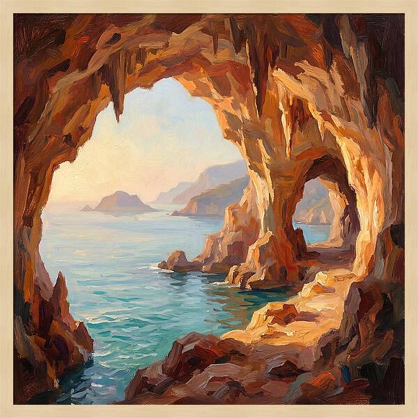 Oceanic Cave Tranquility