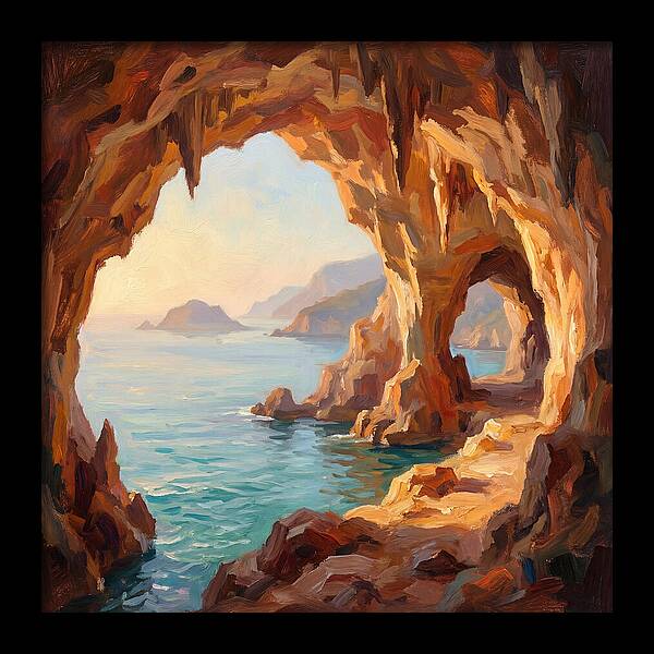 Oceanic Cave Tranquility