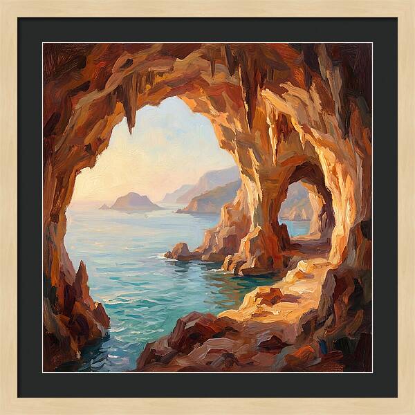 Oceanic Cave Tranquility