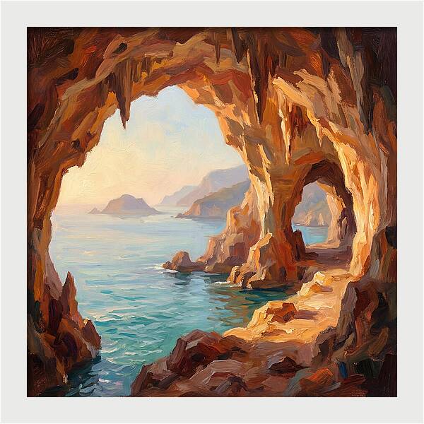 Oceanic Cave Tranquility