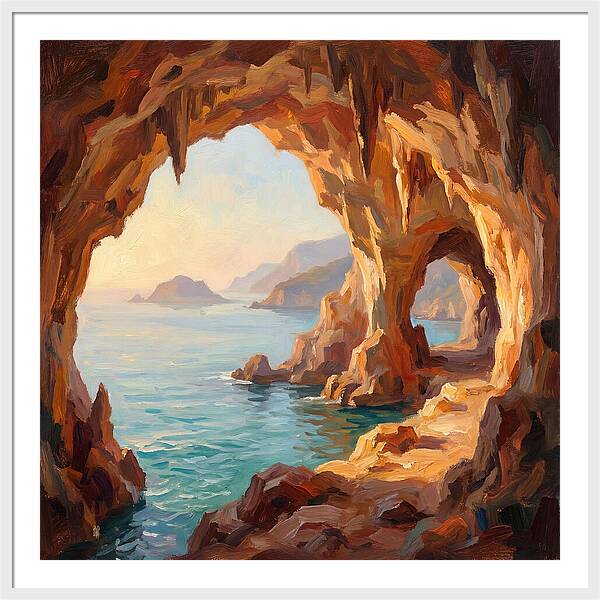 Oceanic Cave Tranquility