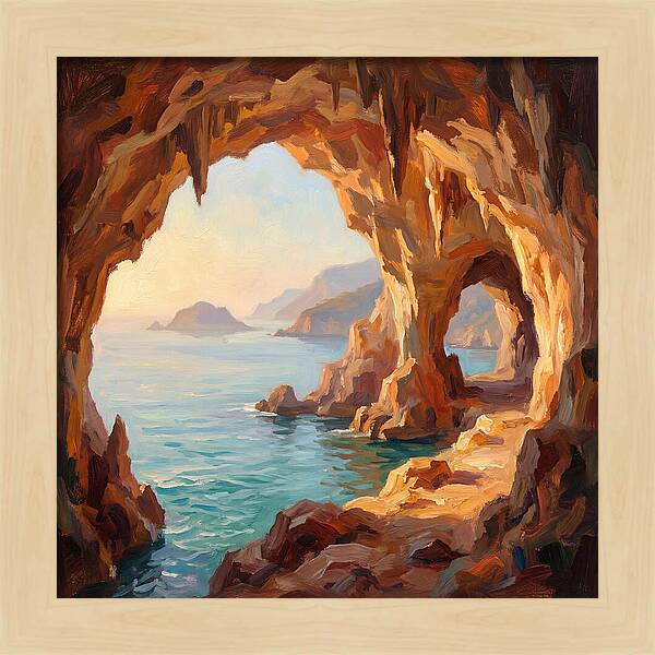 Oceanic Cave Tranquility