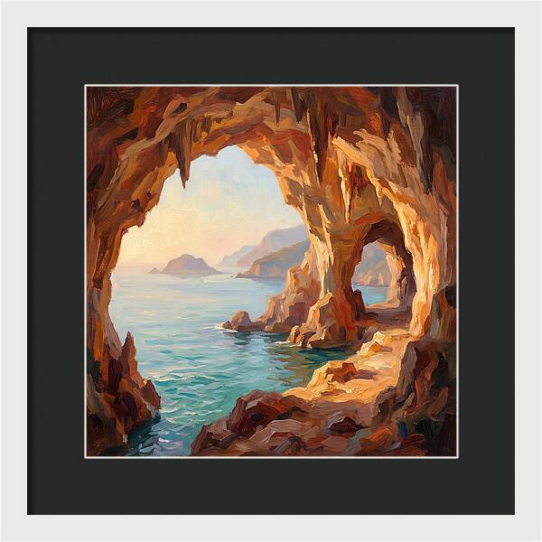 Oceanic Cave Tranquility