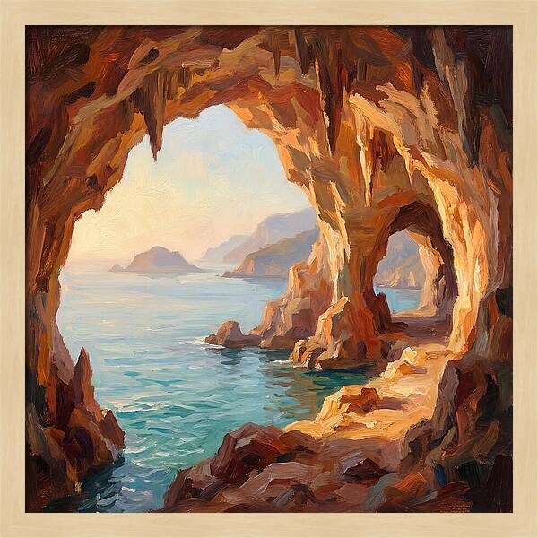 Oceanic Cave Tranquility