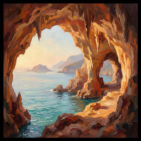 Oceanic Cave Tranquility