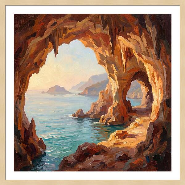 Oceanic Cave Tranquility