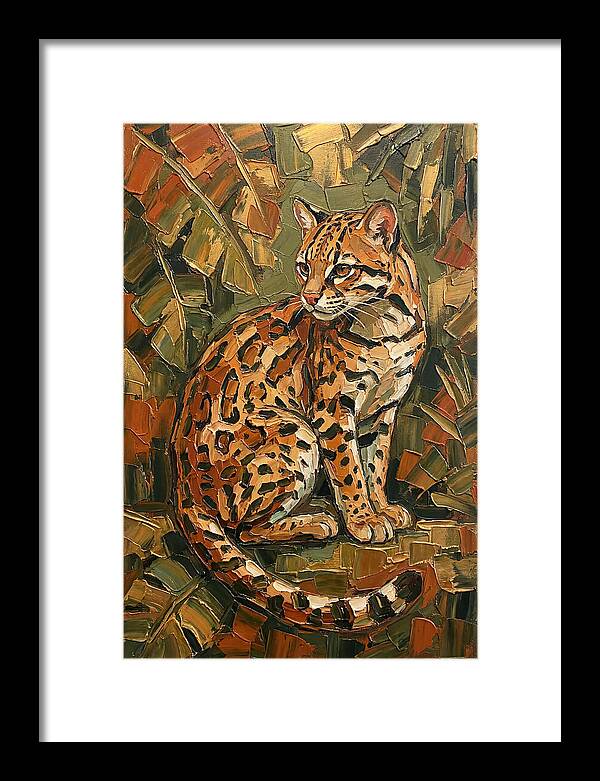 Ocelot Among Lush Foliage