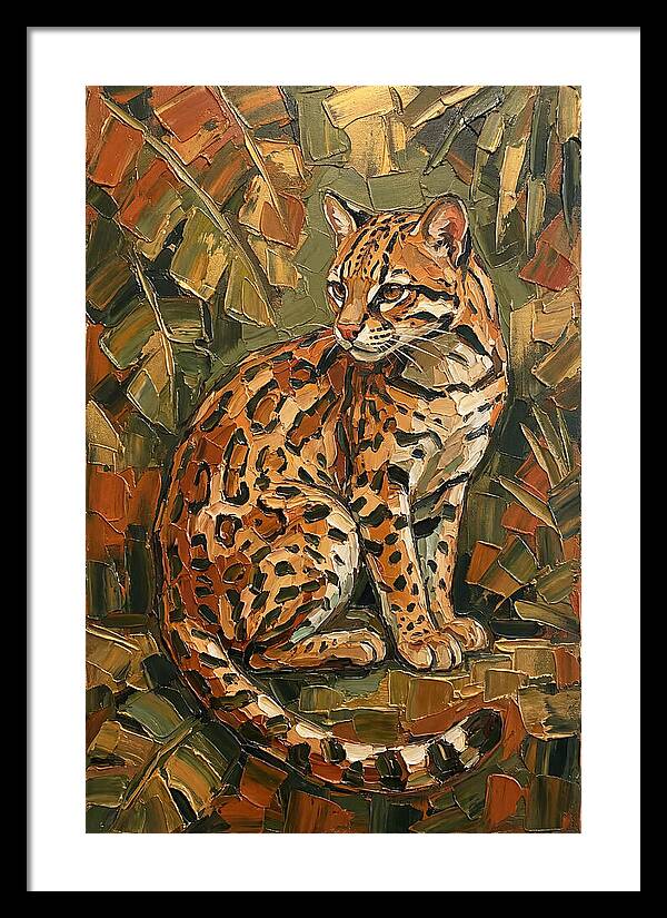 Ocelot Among Lush Foliage