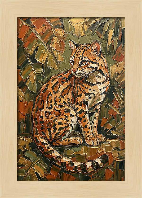 Ocelot Among Lush Foliage