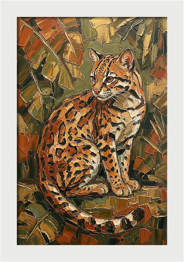 Ocelot Among Lush Foliage