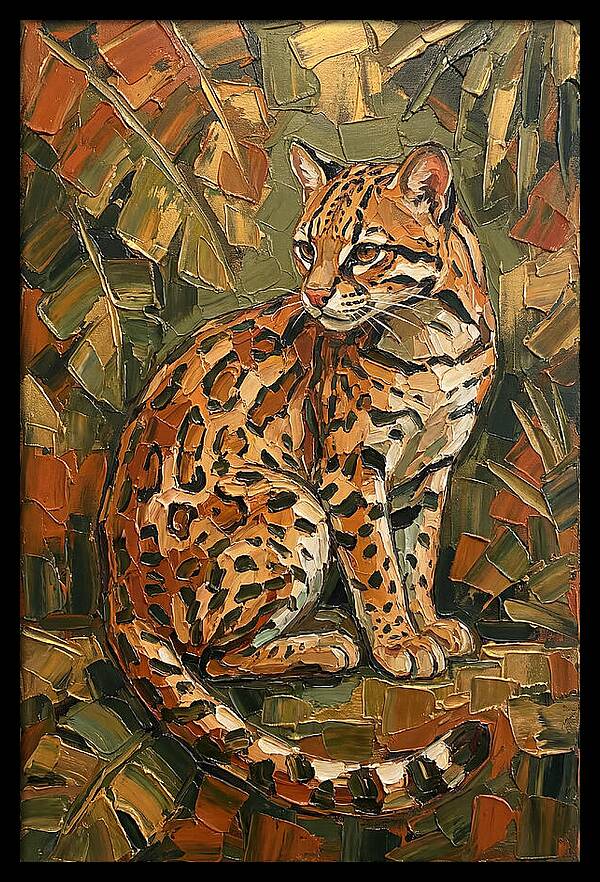 Ocelot Among Lush Foliage