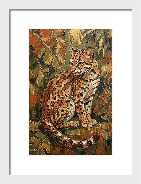 Ocelot Among Lush Foliage