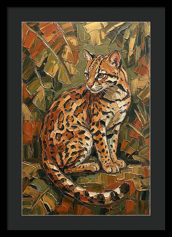 Ocelot Among Lush Foliage