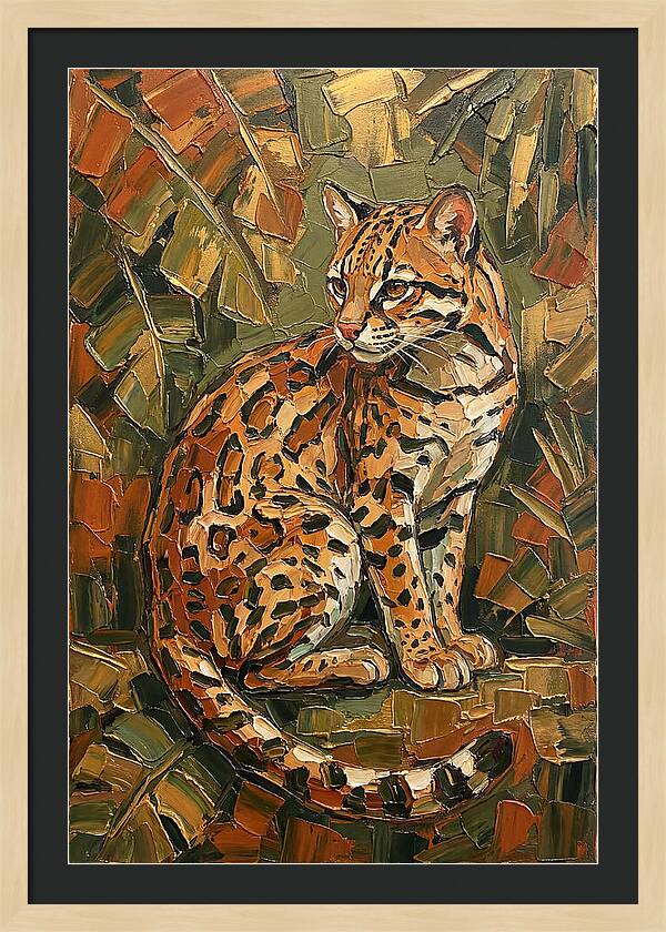 Ocelot Among Lush Foliage