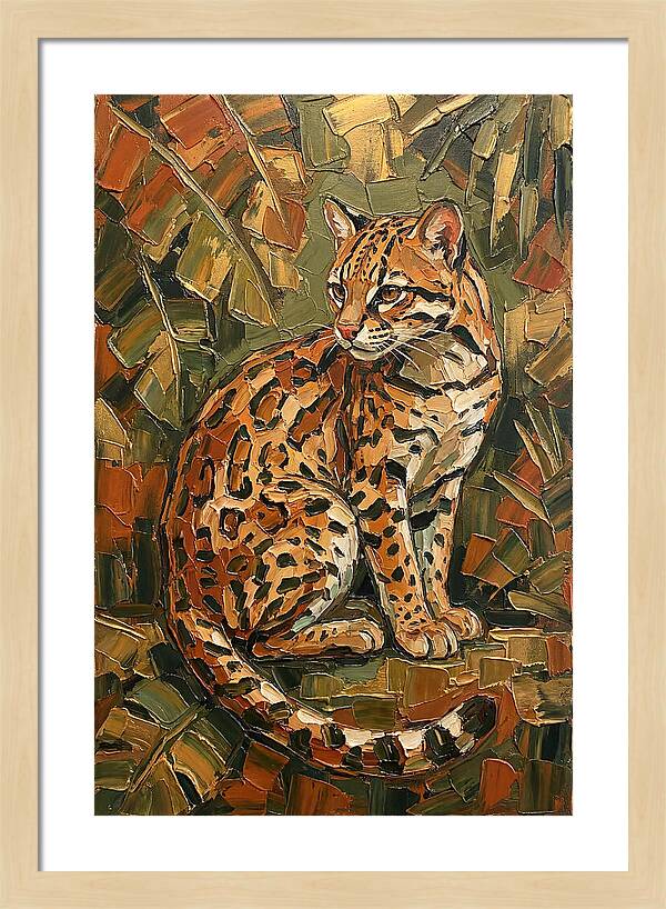 Ocelot Among Lush Foliage