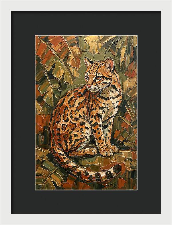 Ocelot Among Lush Foliage