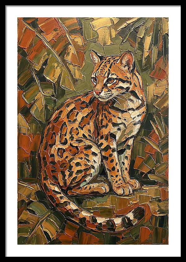 Ocelot Among Lush Foliage