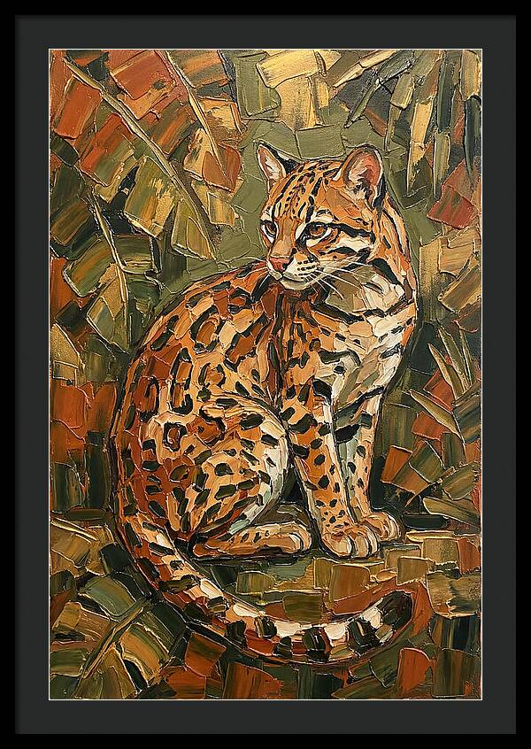 Ocelot Among Lush Foliage