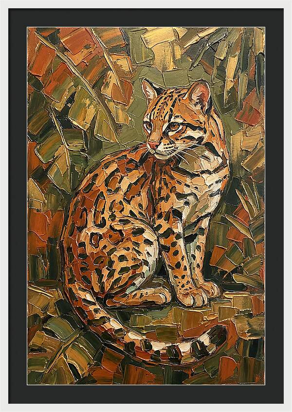 Ocelot Among Lush Foliage