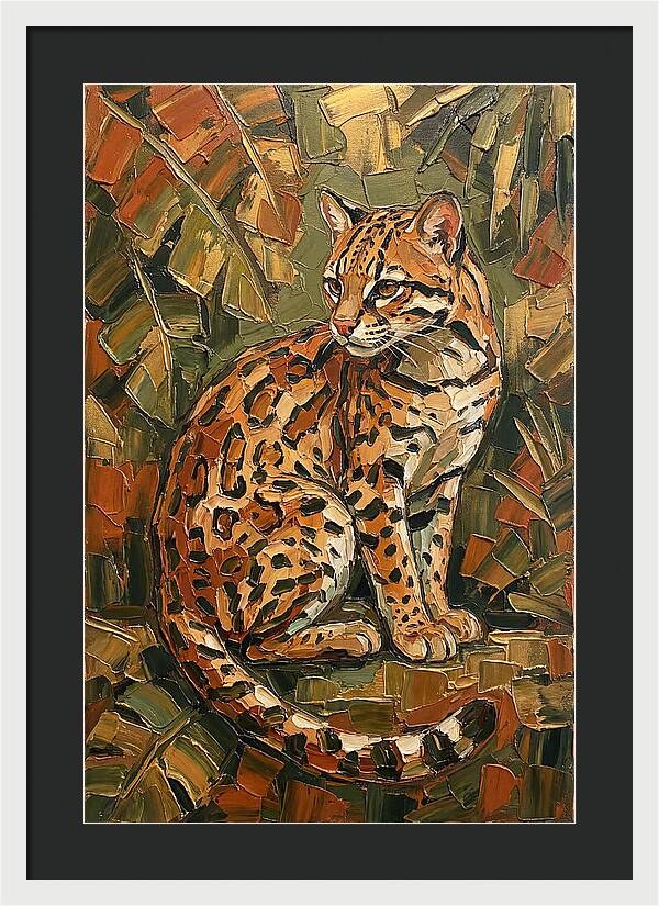 Ocelot Among Lush Foliage