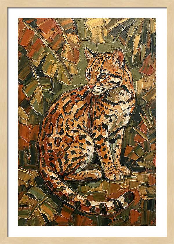 Ocelot Among Lush Foliage