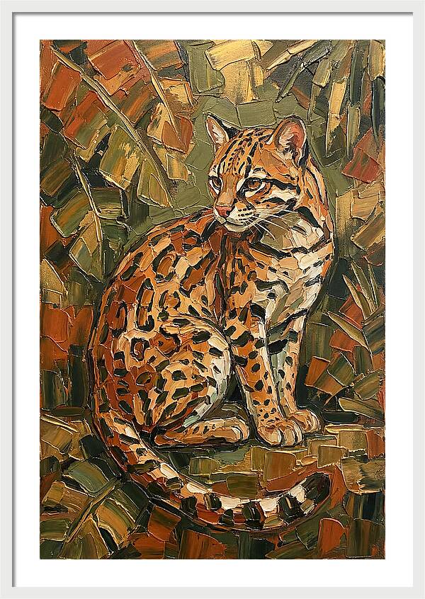 Ocelot Among Lush Foliage