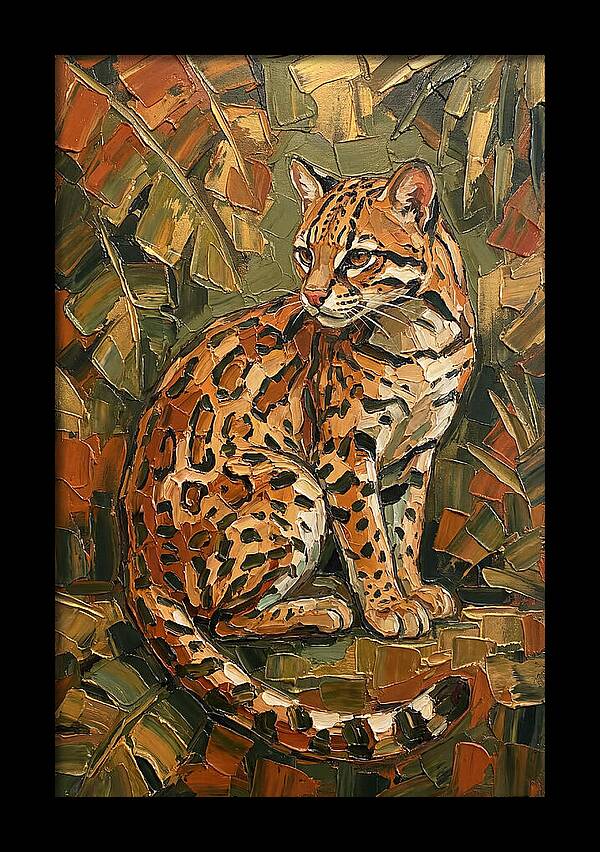 Ocelot Among Lush Foliage