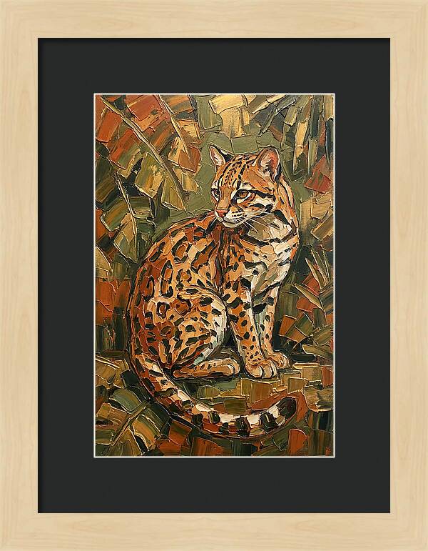 Ocelot Among Lush Foliage