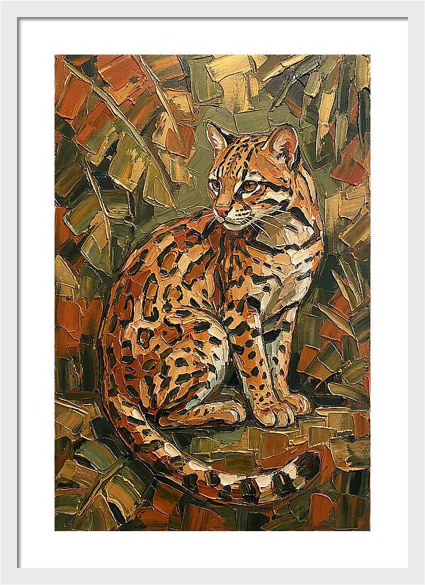 Ocelot Among Lush Foliage