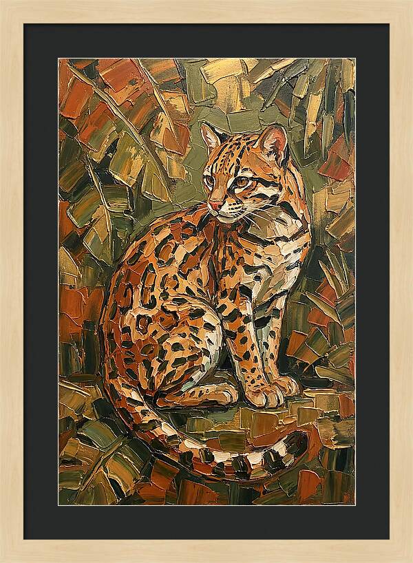 Ocelot Among Lush Foliage