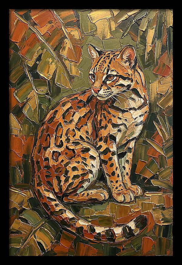 Ocelot Among Lush Foliage
