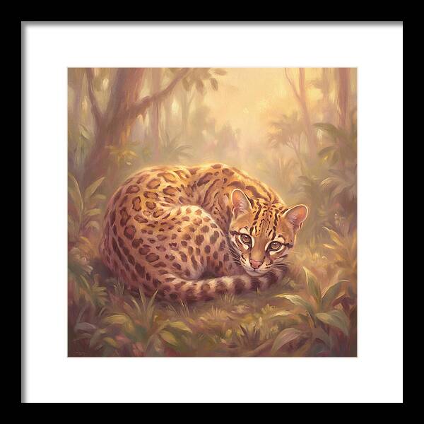 Ocelot In Nature