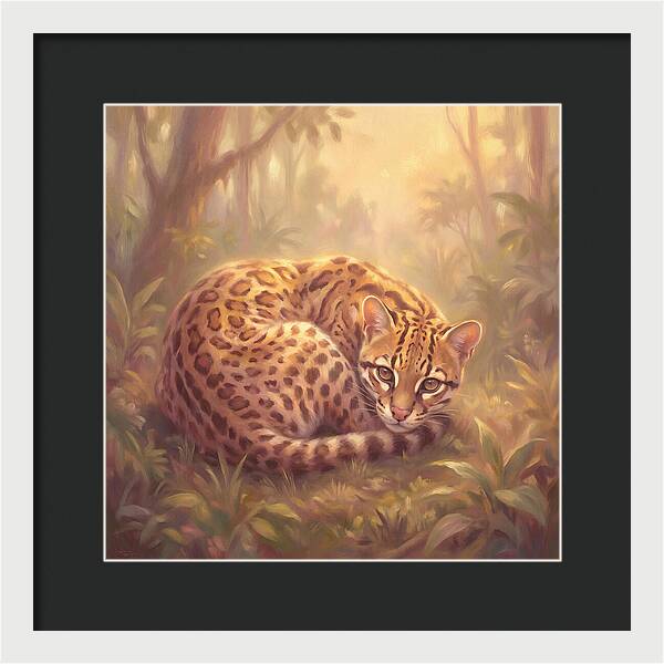 Ocelot In Nature