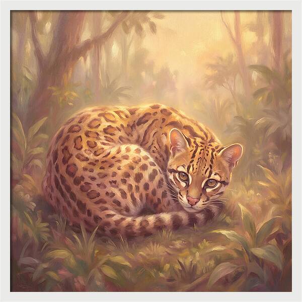 Ocelot In Nature
