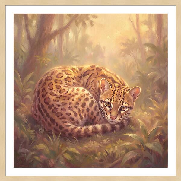 Ocelot In Nature