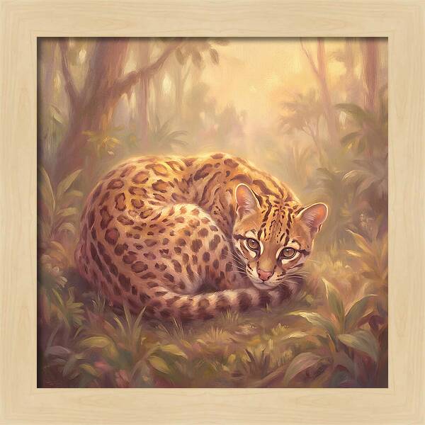 Ocelot In Nature
