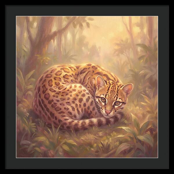 Ocelot In Nature
