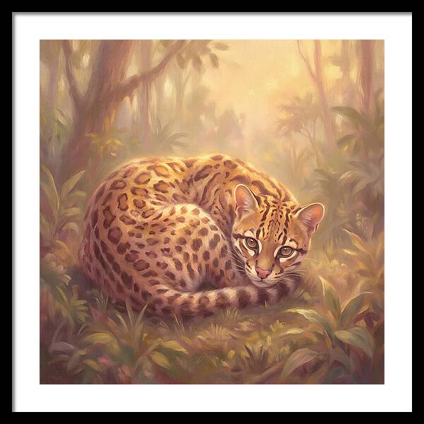 Ocelot In Nature