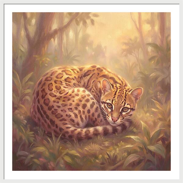 Ocelot In Nature