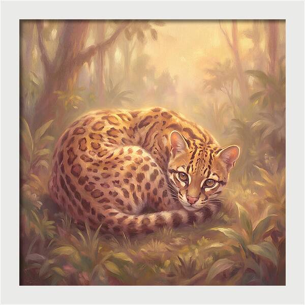 Ocelot In Nature