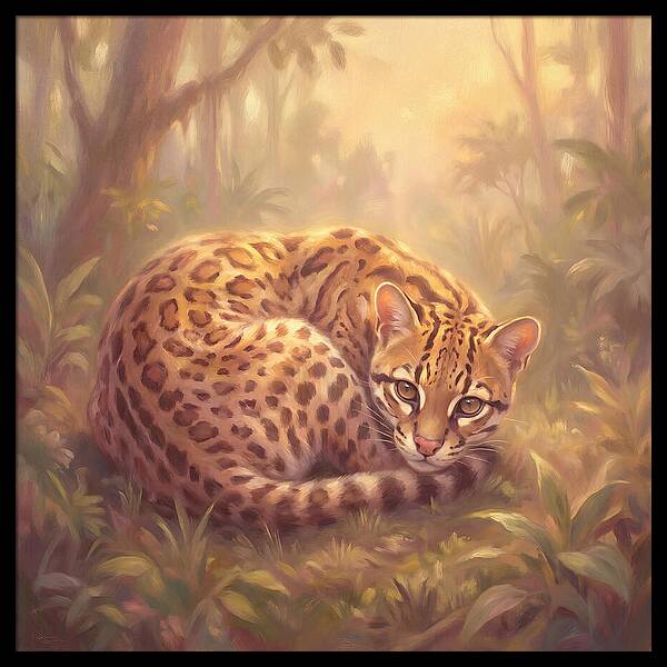 Ocelot In Nature