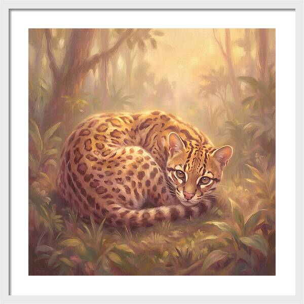 Ocelot In Nature